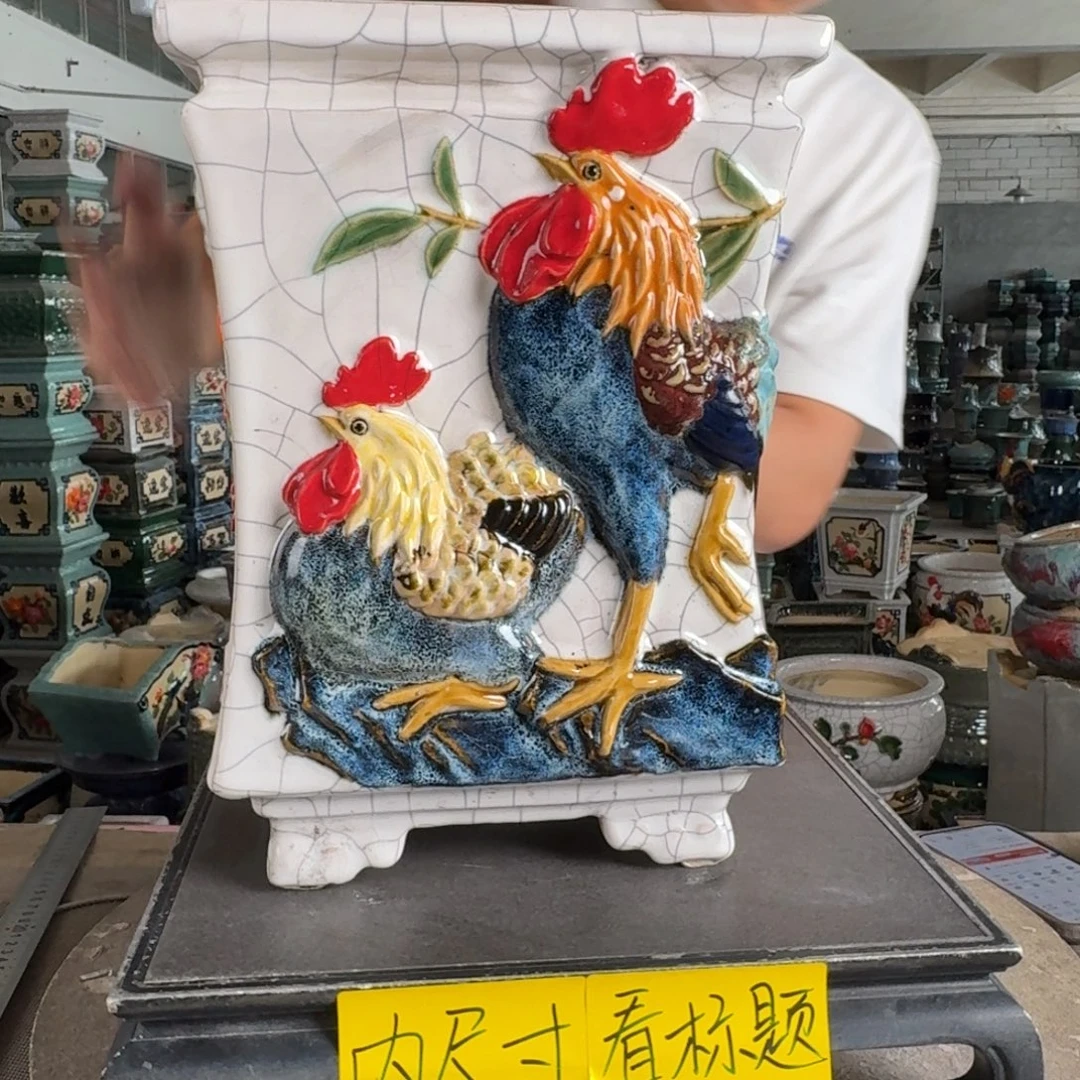 一风堂石湾花盆。内口18*28