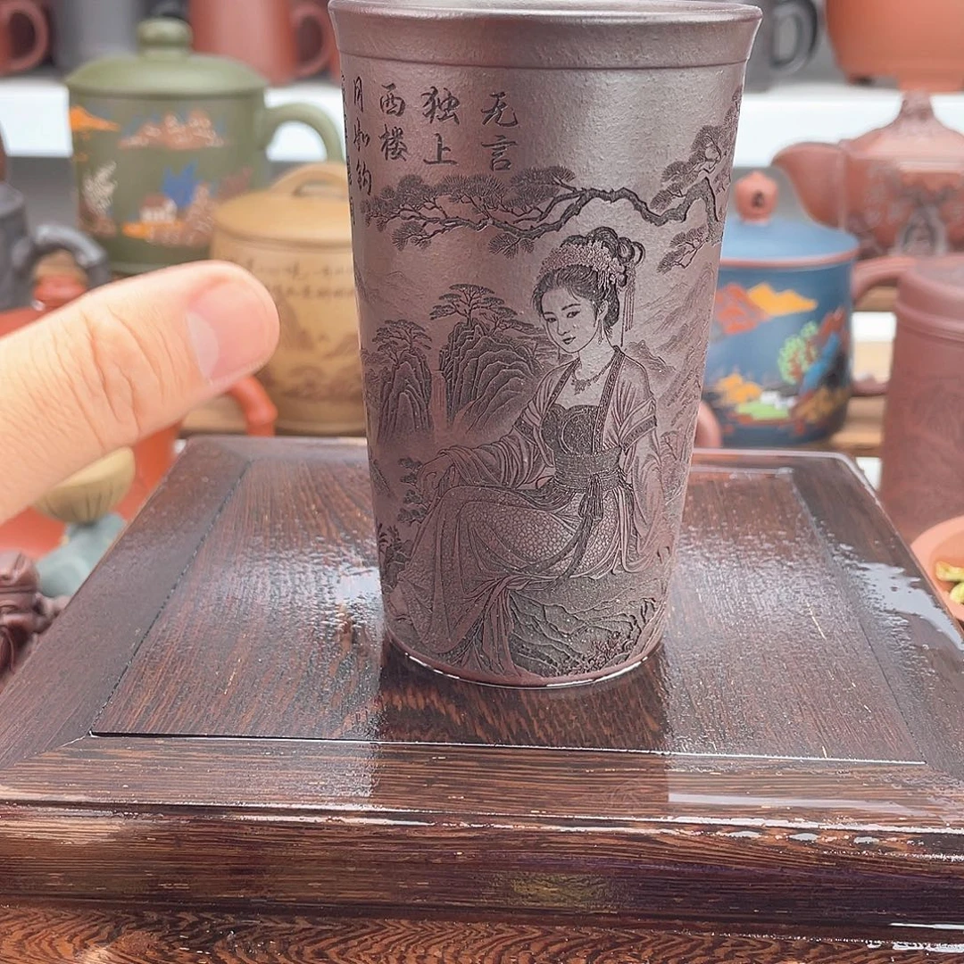 紫砂茶杯高档紫砂茶具套装