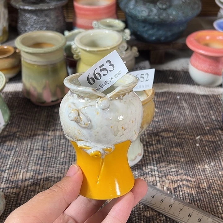 口5高9 手工花盆满30包邮