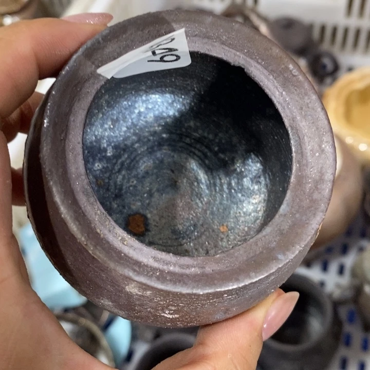柴烧裸烧纯手工制作瑕疵瑕疵