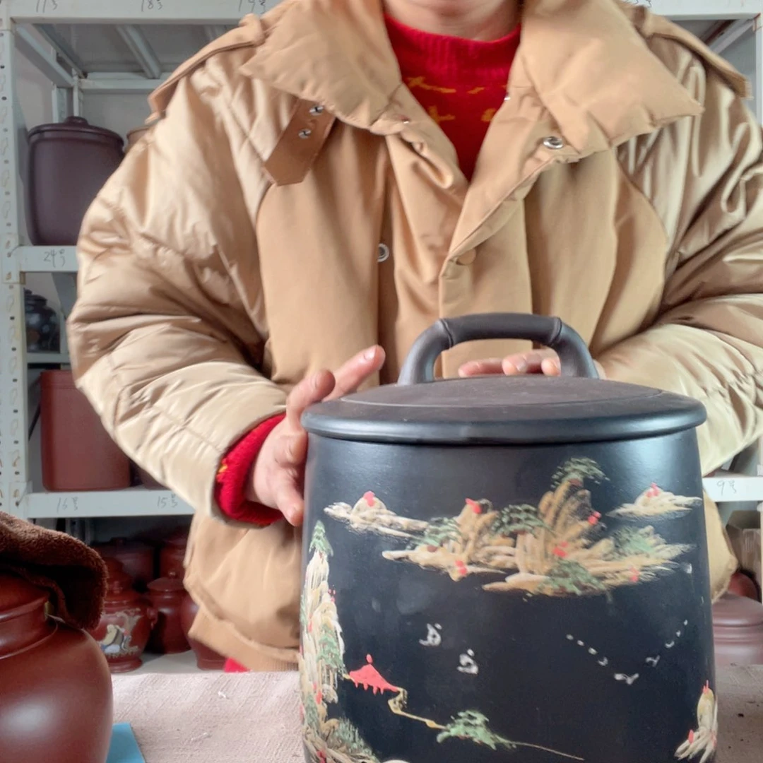 紫砂茶叶罐今天晚上