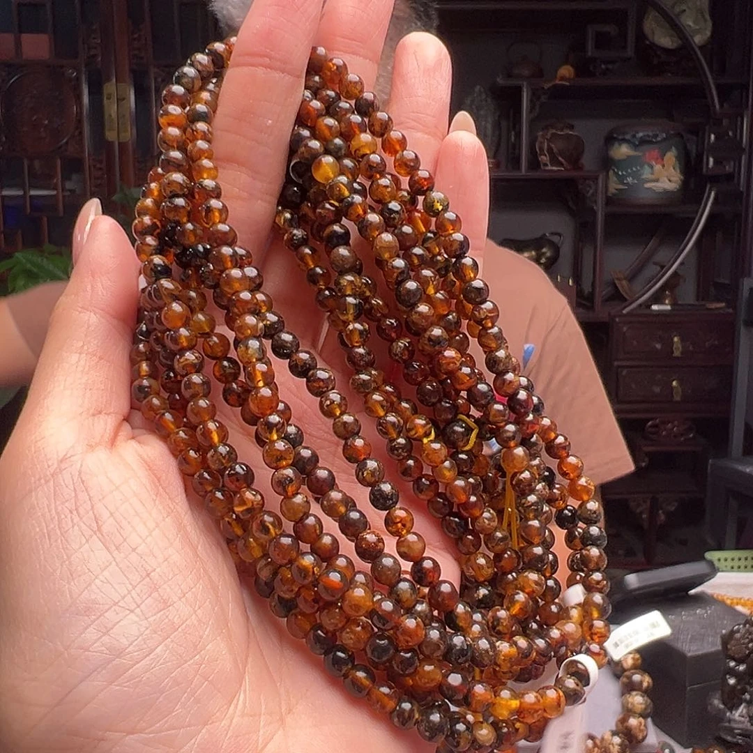 未镶嵌琥珀裸石抚顺琥珀20971五多样性发其一