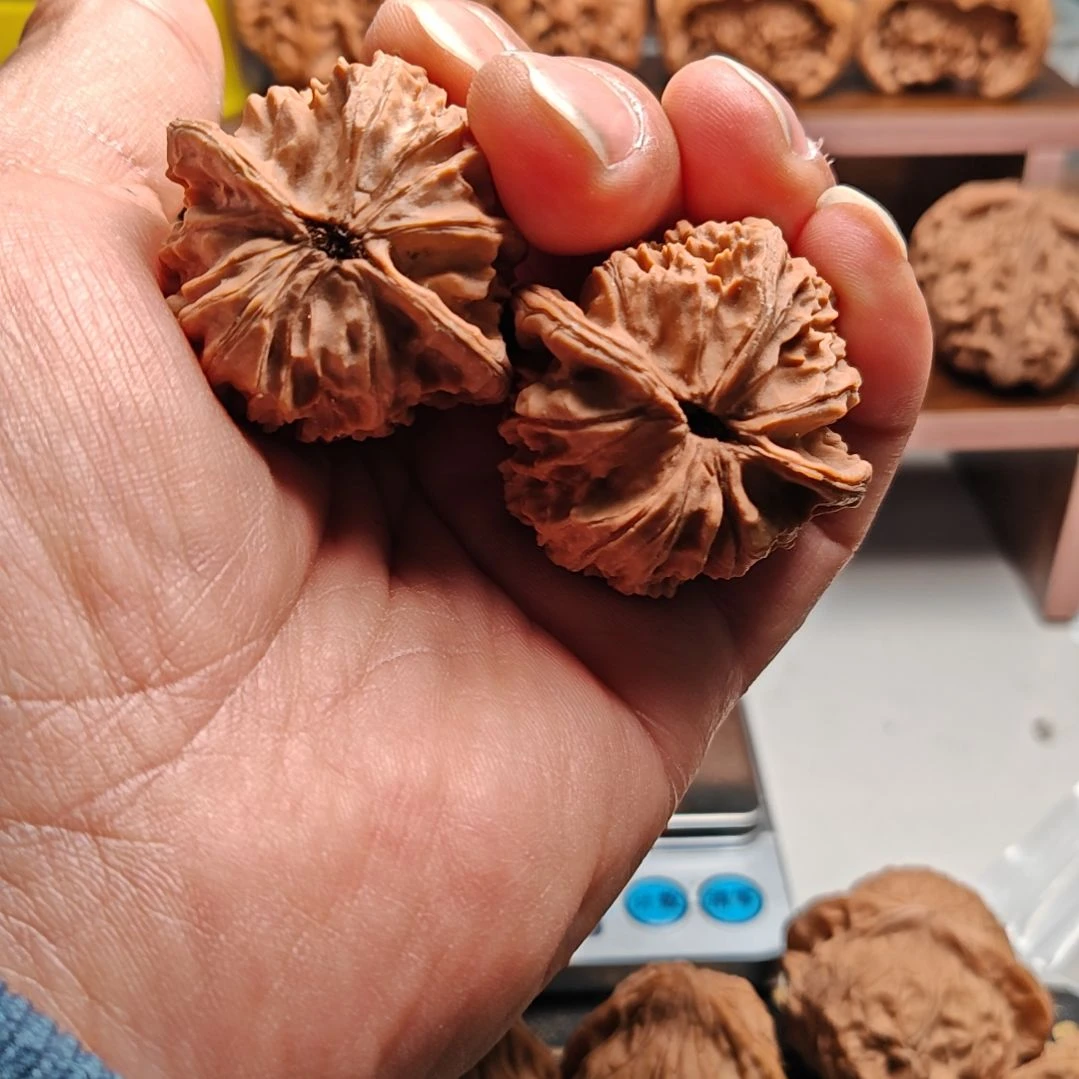 文玩核桃把件血灯笼核桃手把件