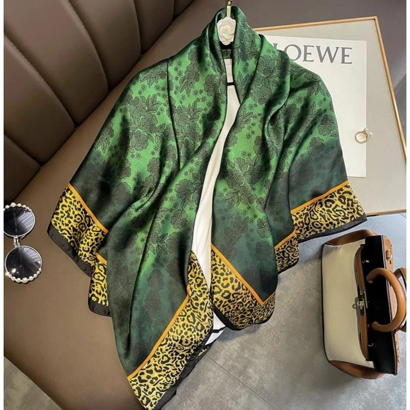 f90-16 丽景缎90*90左右气质丝巾方巾时尚