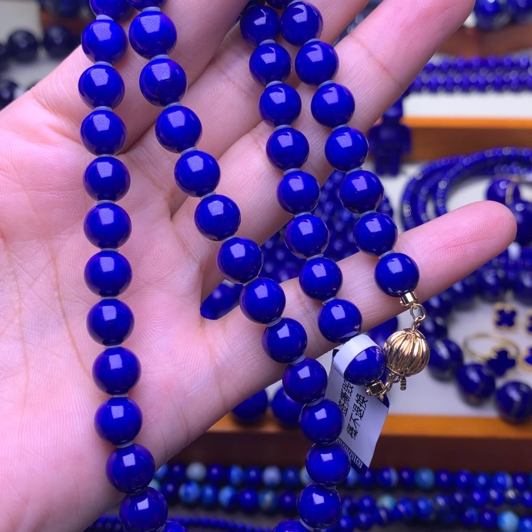 未镶嵌青金石项链8mm