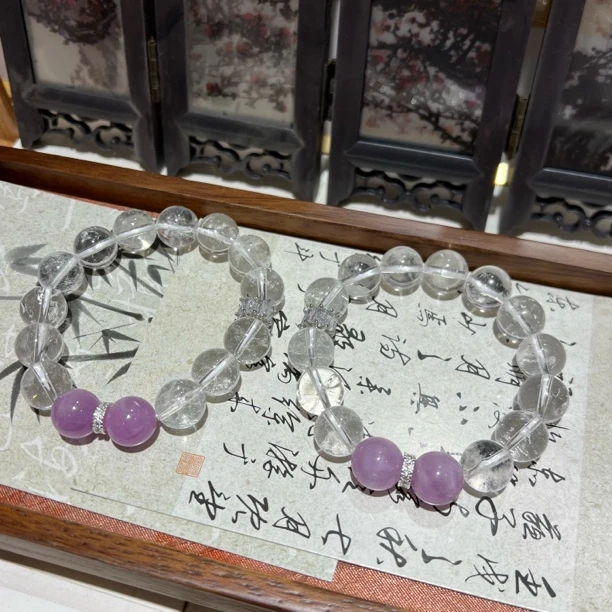【月月家】P025天然水晶 原创设计款手串 多样性发其一