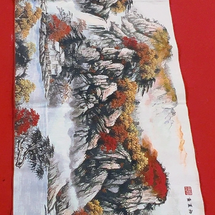 国画老师纯手绘作品，
