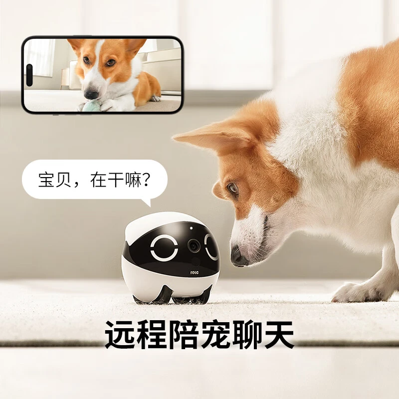 Enabot陪伴机器人全屋移动行走摄像头远程遥控无线监控家用电子宠