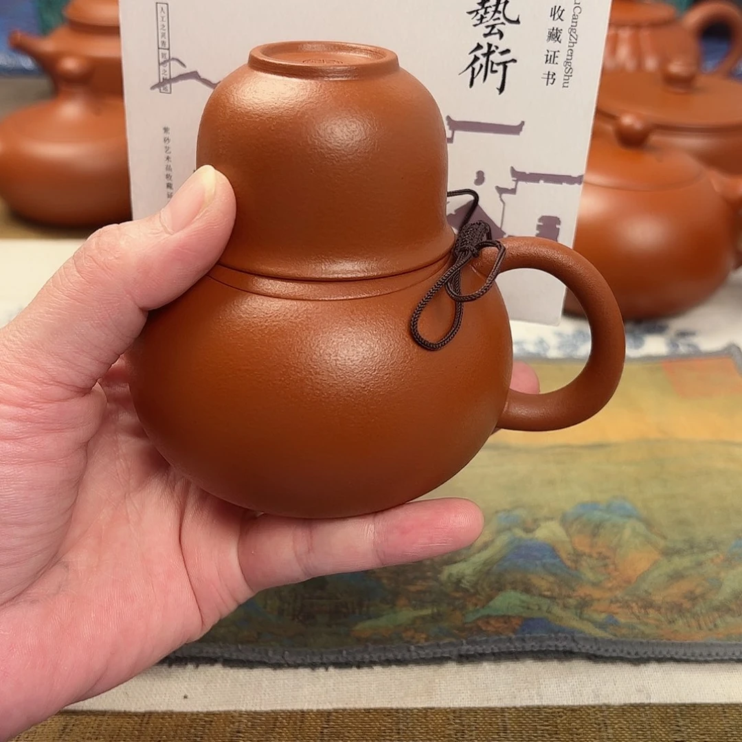 茶壶紫砂橘皮西施送杯子一个