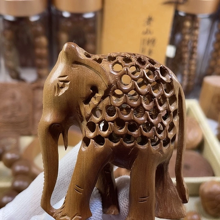 檀香木其他老山檀香小象红肉奶甜