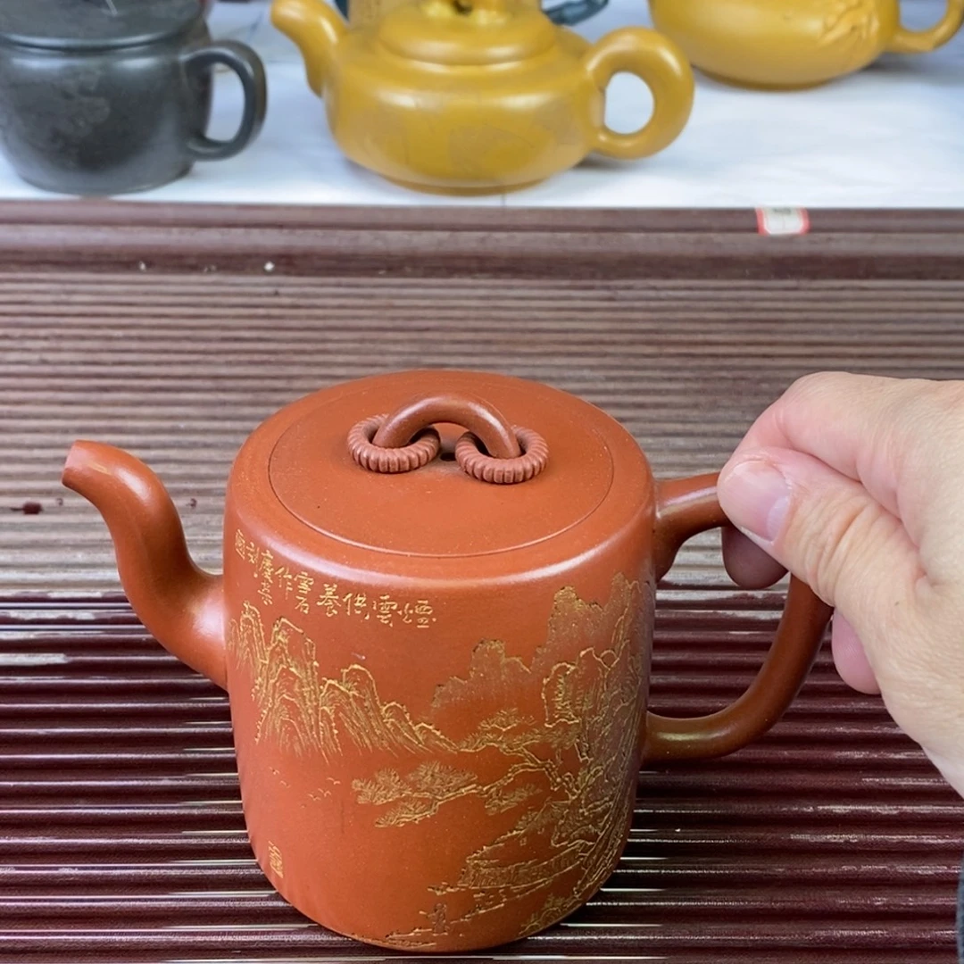 茶壶紫砂白15 双圈