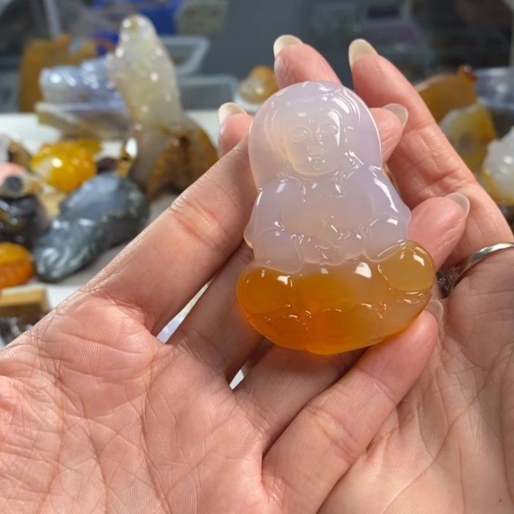 玛瑙/玉髓吊坠(不含链)未镶嵌