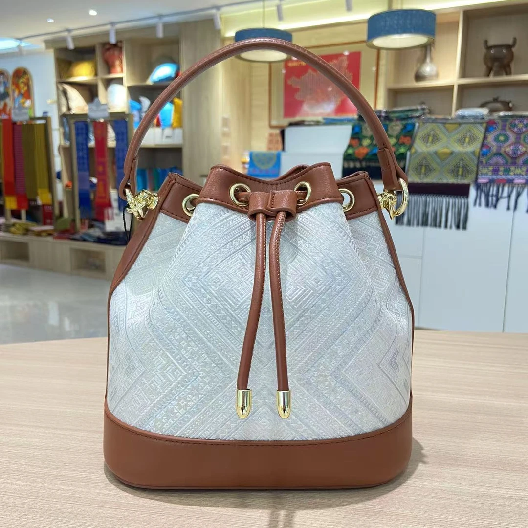 【工美】广西非遗壮锦包福袋包女士手提斜挎包轻奢时尚百搭小众