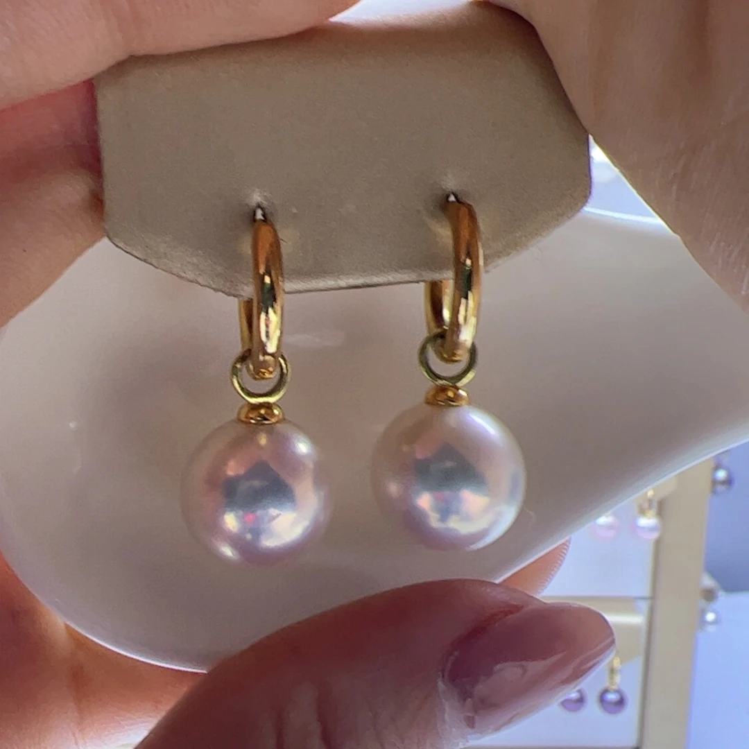 淡水珍珠耳饰未镶嵌