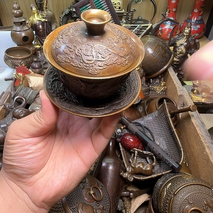 铜器办公室茶室摆件