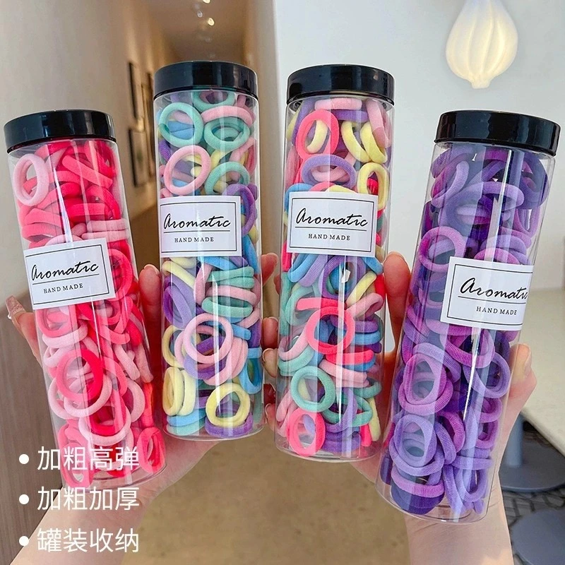 儿童皮筋高弹不伤发头绳小女孩扎辫子糖果色毛巾圈女宝宝拇指发圈