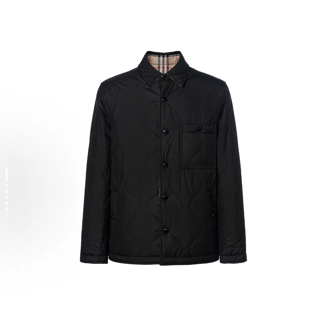 未使用 BURBERRY/博柏利 【子墨奢品甄选】格纹双面穿夹克棉服