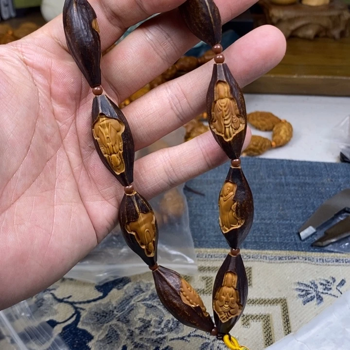 橄榄核手串/手链橄榄核雕工艺手串