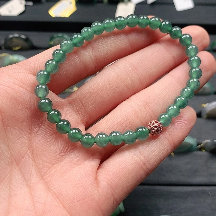 翡翠手链未镶嵌手串