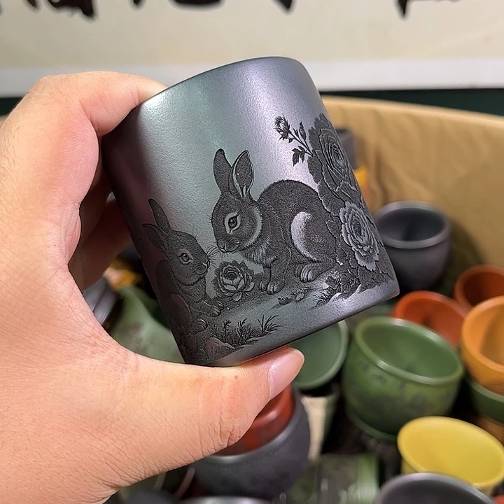 茶杯紫砂全手工紫砂主人杯