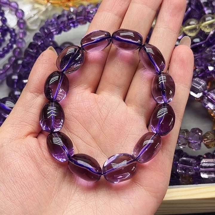 未镶嵌颈饰紫晶糕*