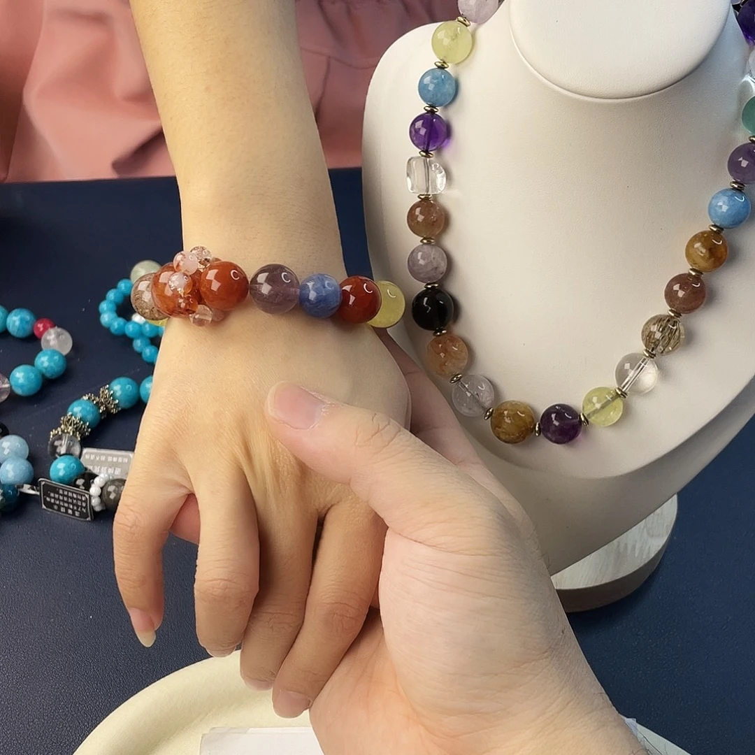 银S925镶嵌手链水晶