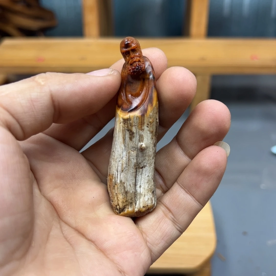 皇***静木崖柏木摆件手把件