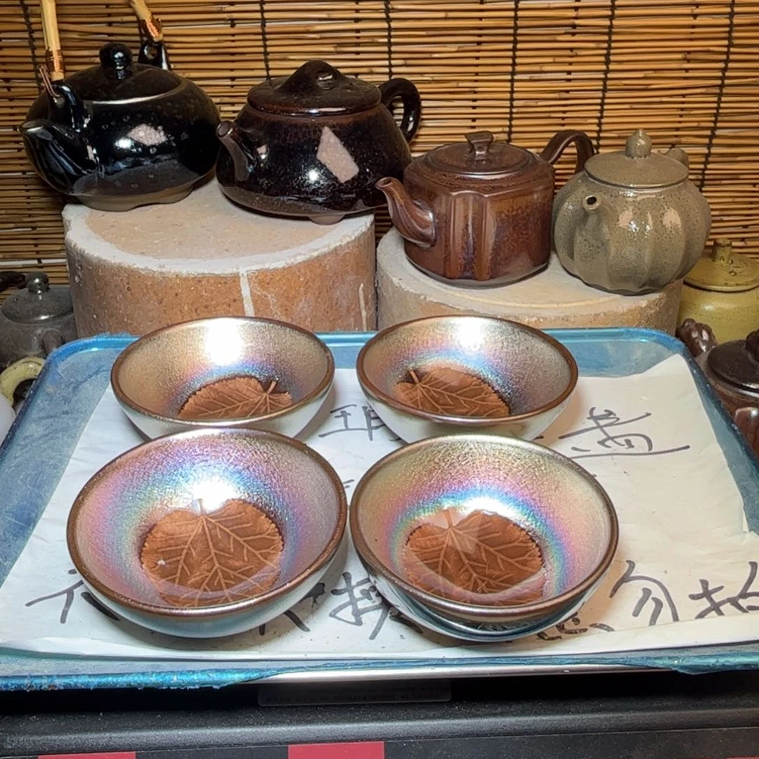 茶盏建窑建盏 微瑕作品
