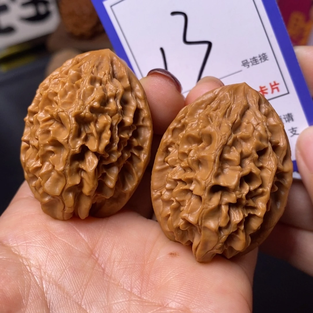 文玩核桃把件36招财鼠13