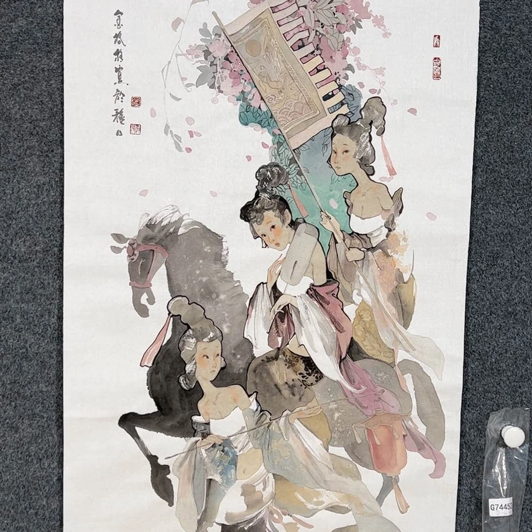 国画本**二（g74452）仕女图 书画