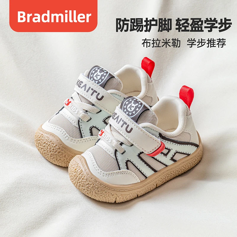 2025秋季新款女宝宝软底学步鞋婴幼儿防滑鞋子男宝网布柔软宝宝鞋