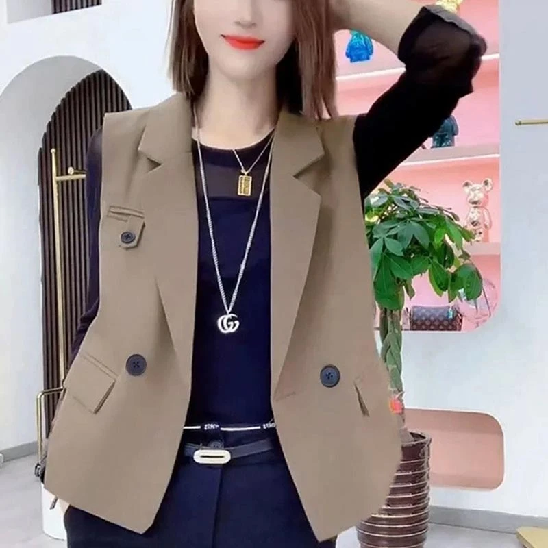 小个子设计感西装马夹女士外穿2025年春秋季新款洋气时髦简约气质