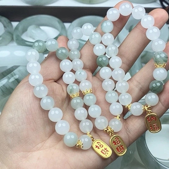 石英质玉（金丝玉）手镯未镶嵌✨****