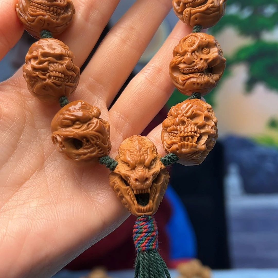 橄榄核手串/手链蓝***?橄榄核