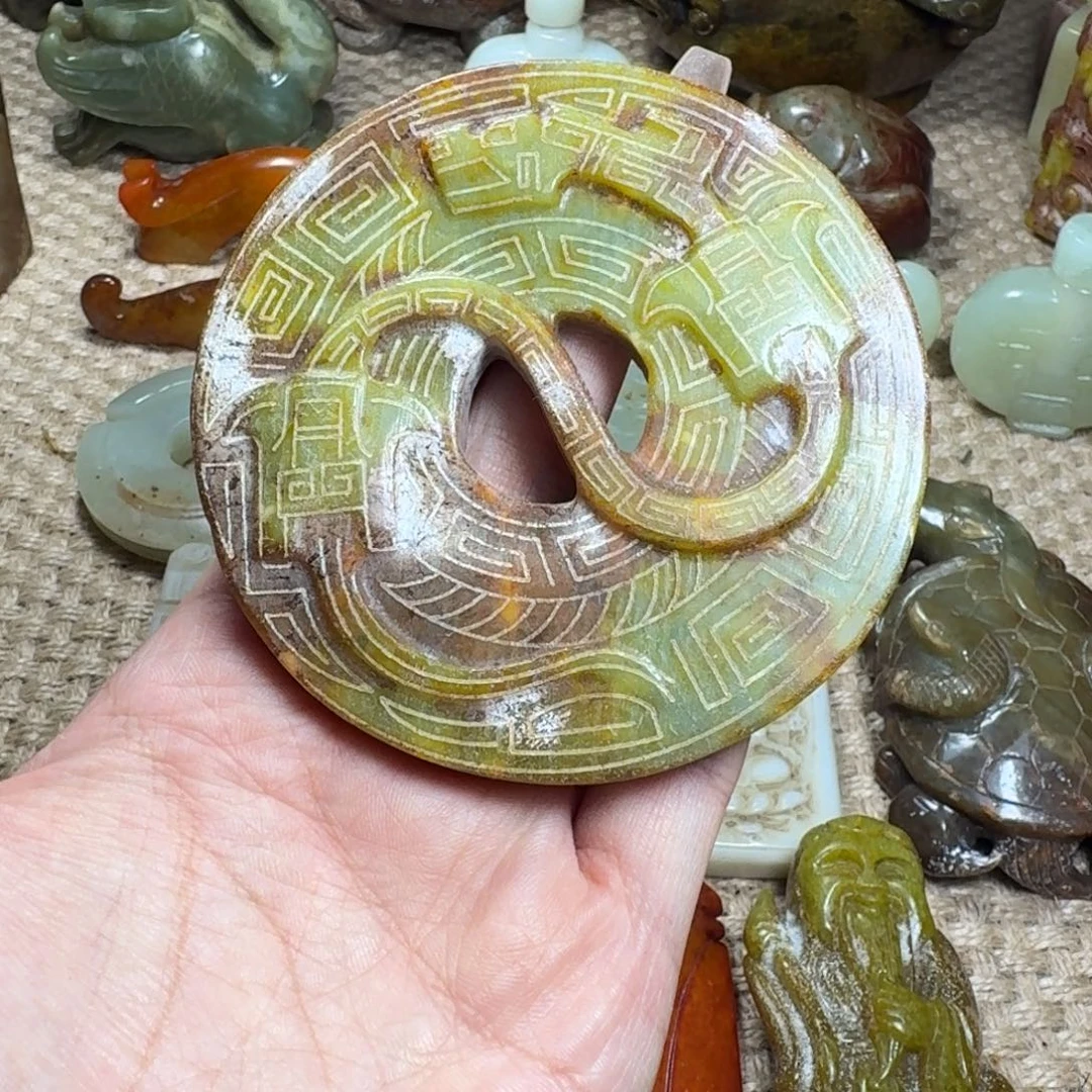 白玉菩提吊坠挂件