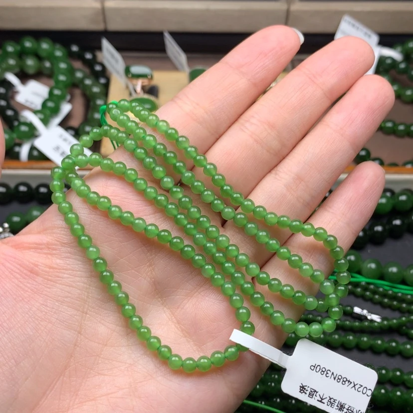 【闪购商品】颈饰未镶嵌和田玉（碧玉）奈**j