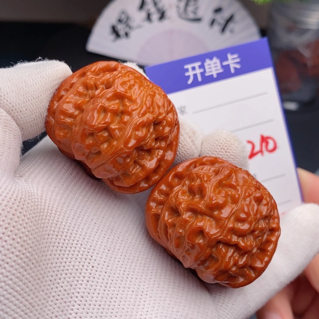 把件文玩核桃40球白210