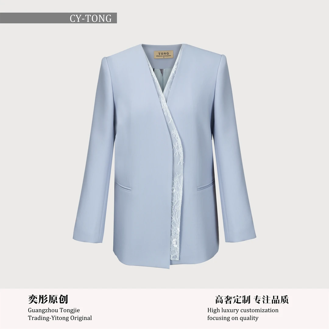 【彤姐原创】春季设计师款气质职业修身女款西装外套W25D332