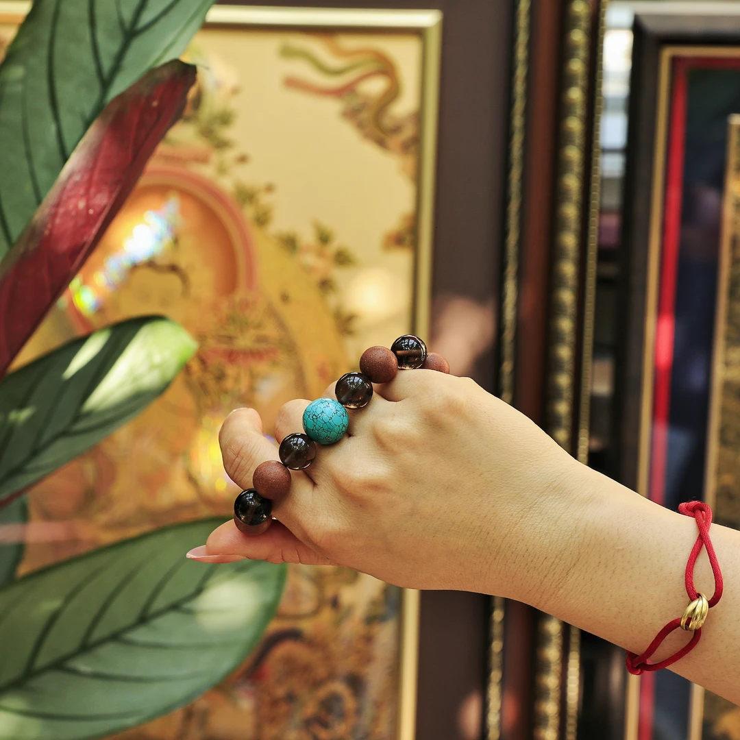 非金属木质手链 合香珠【岫影】国风手工手串礼物合香珠手串