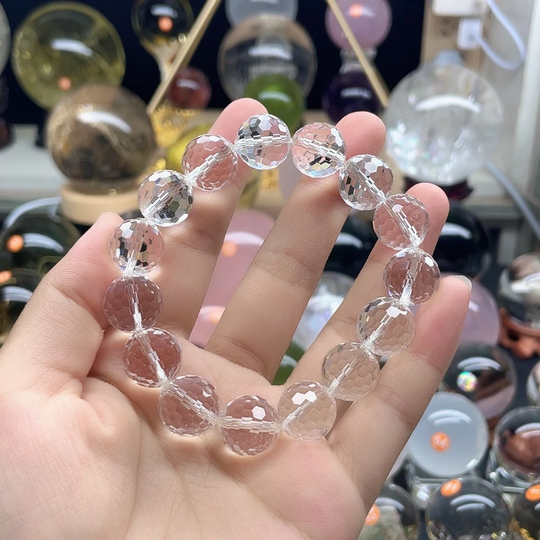 未镶嵌珠宝半成品水晶白水晶手链14