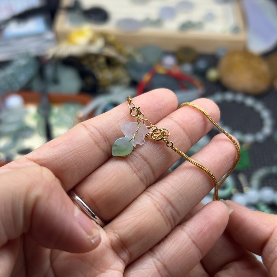 颈饰未镶嵌翡翠手链