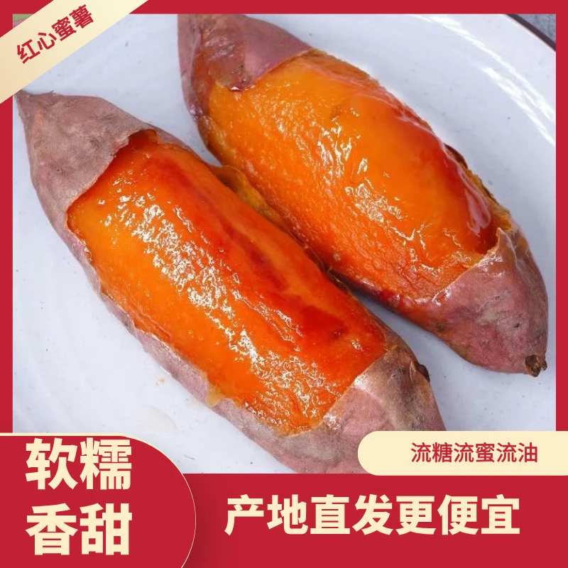 【红心蜜薯】软糯香甜地瓜蔬菜番薯现挖产地批发红薯健康营养红苕T