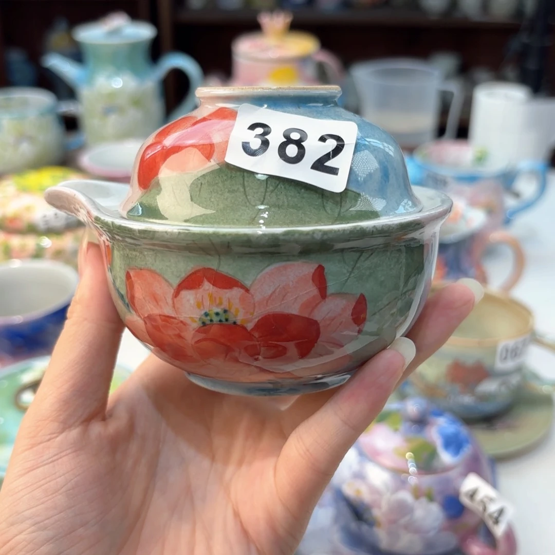 景德镇手绘高温釉下彩陶瓷茶具