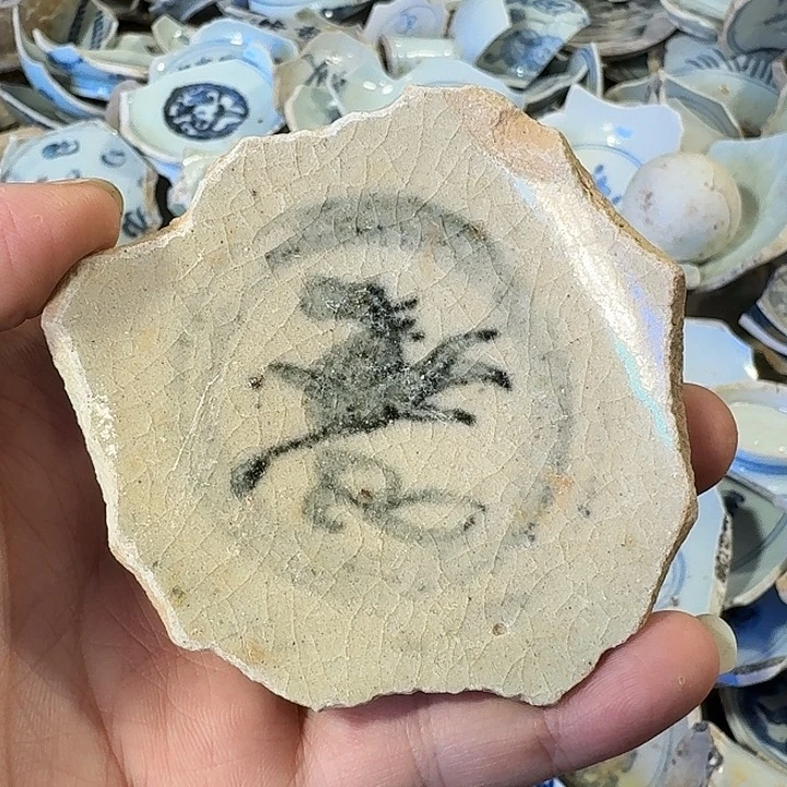 半***心瓷片瓷片标本，顺丰包邮