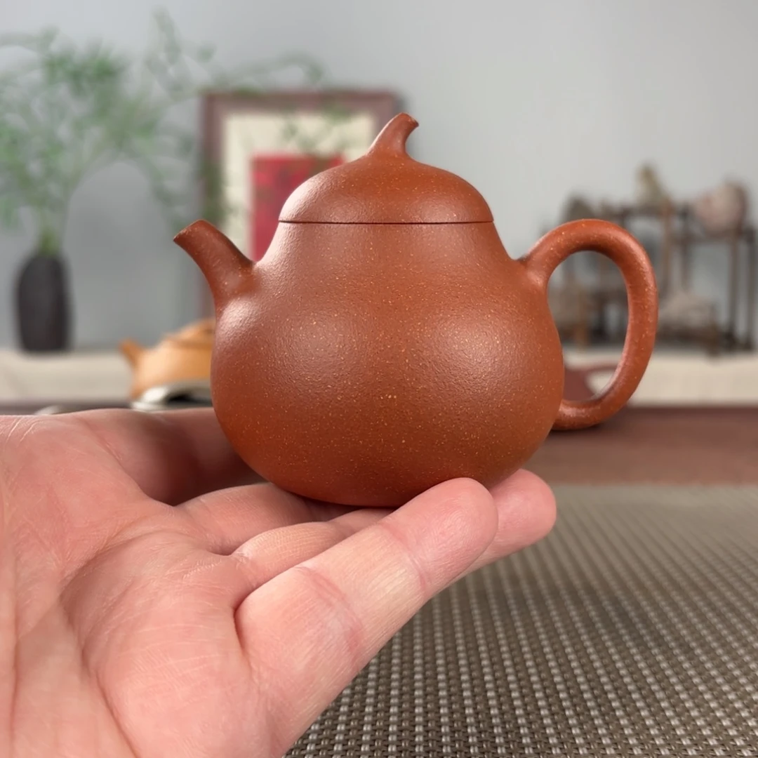 紫砂茶壶微瑕黄龙山原矿紫砂壶