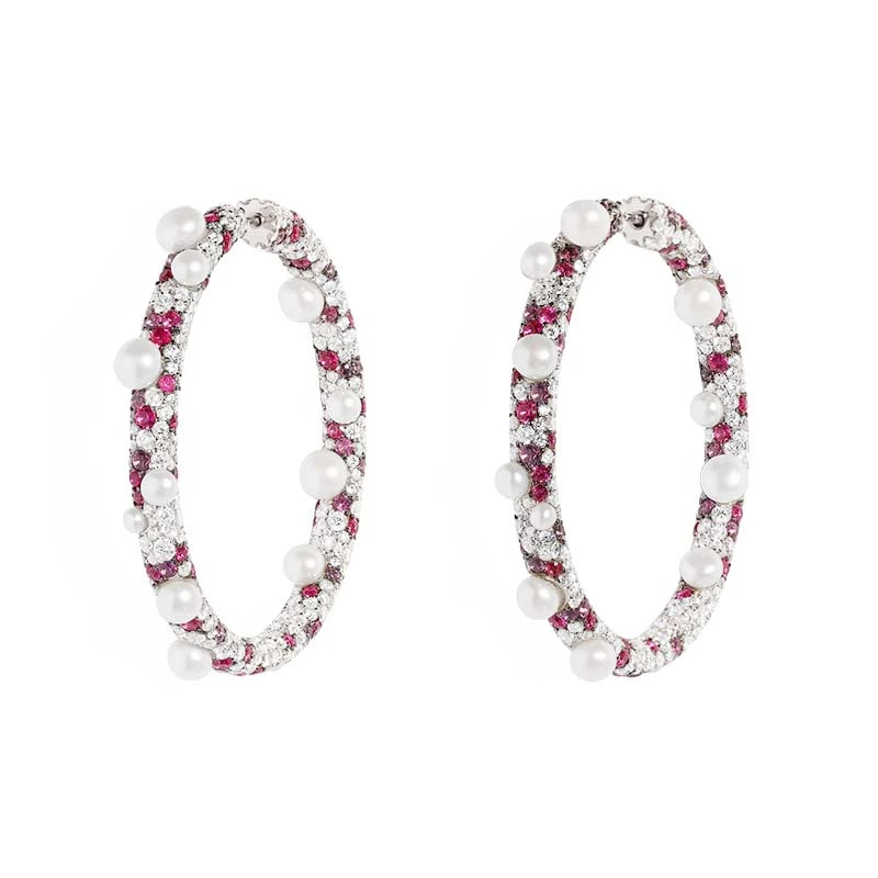 APM Monaco 925银合成锆石耳饰 女士耳环AE14826M