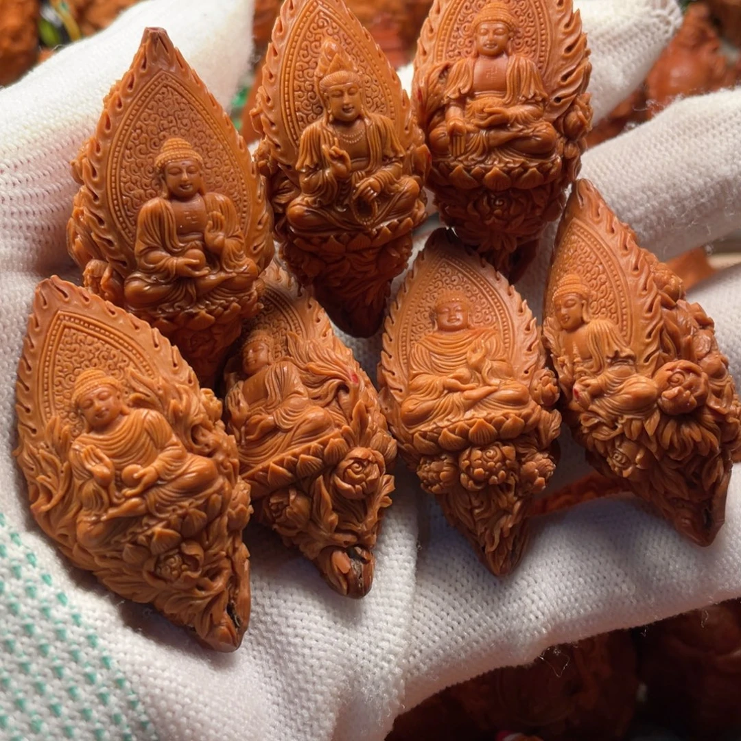 手串/手链橄榄核三世佛一套