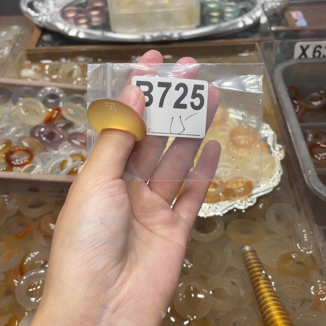 玛瑙/玉髓未镶嵌戒指725