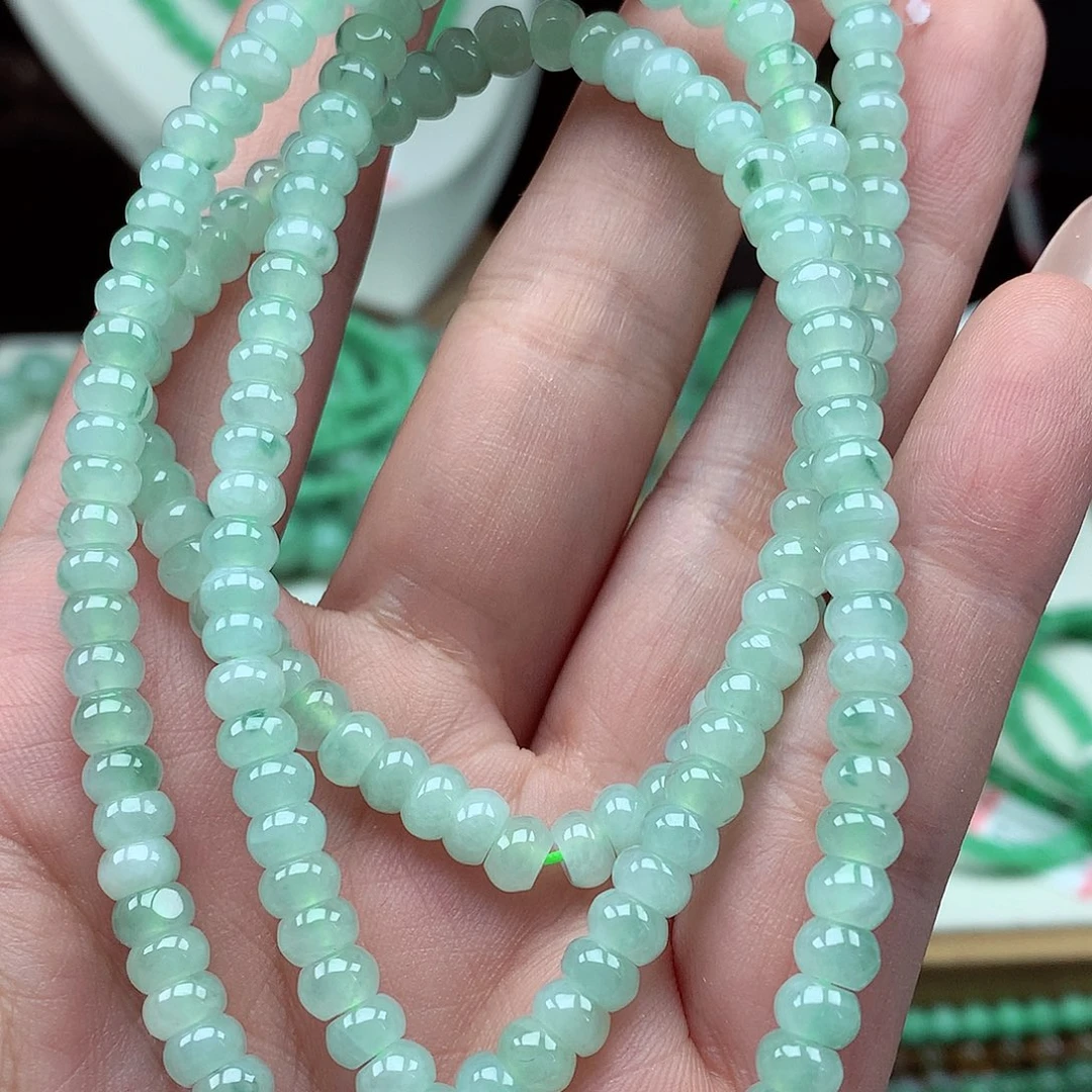 翡翠未镶嵌项链翡翠