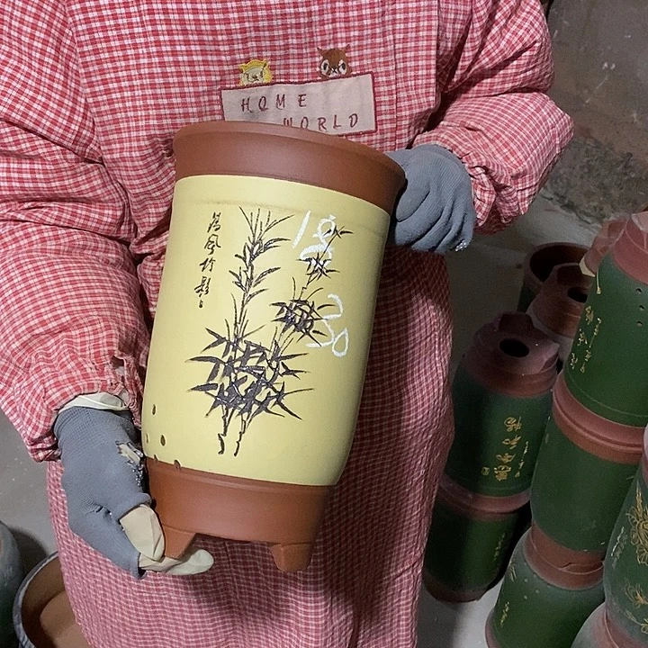 紫砂花盆紫砂花盆